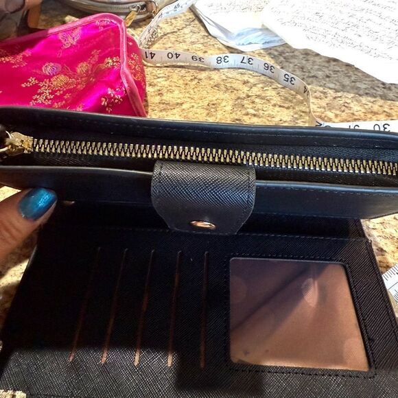 Phoenix clutch purse, shoulder card holder - Picture 3 of 12